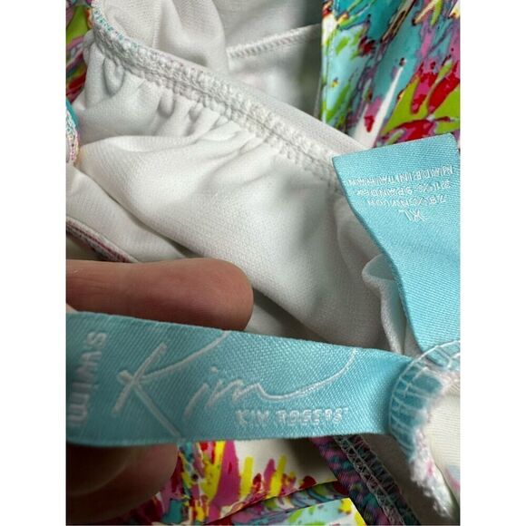 Kim Rogers Women's Ruffles Multicolor Size XL Swimwear Tankini Top - Picture 5 of 7